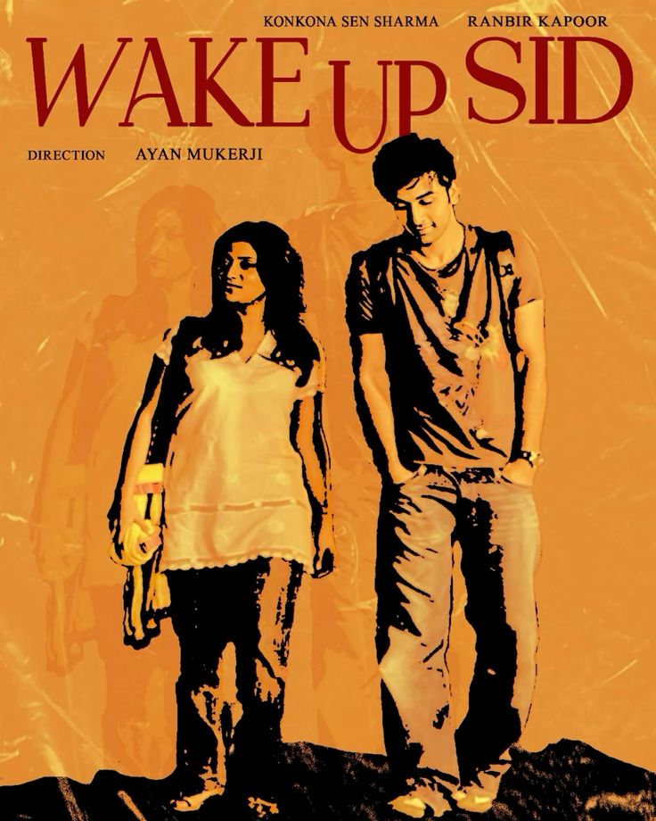 wake up sid graphic design poster